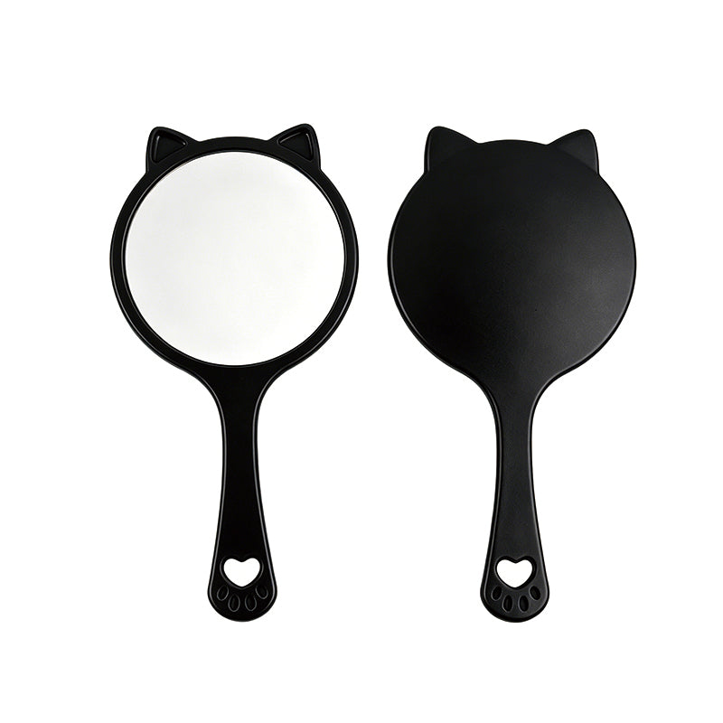 OEM/ODM Cat Ear Handheld Makeup Mirror from Kaifam Manufacturing. Custom logo, Pantone colors, MOQ 100pcs, 15-day lead time. Request a free quote.