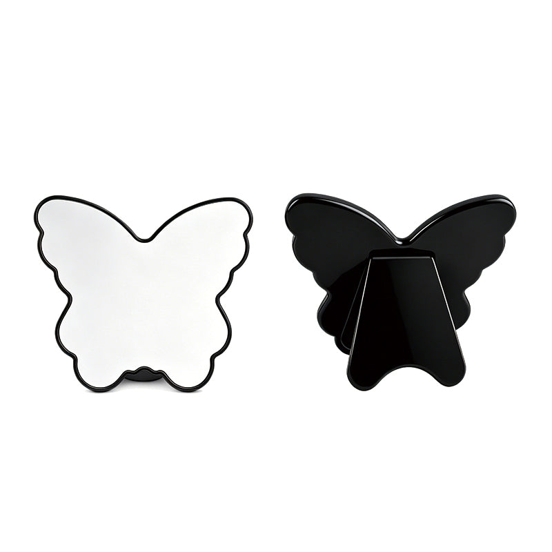 OEM/ODM Butterfly Shaped Tabletop Makeup Mirror from Kaifam Manufacturing. Custom logo, Pantone colors, MOQ 100pcs, 15-day lead time. Request a free quote.