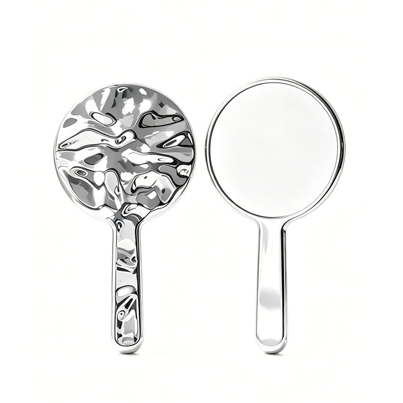 Custom Logo Elliptical Handheld Mirror | Premium Corporate Gifts and Personalized Promotional Items