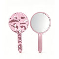 OEM/ODM Circular electroplating handheld mirror from Kaifam Manufacturing. Custom logo, Pantone colors, MOQ 100pcs, 15-day lead time. Request a free quote.