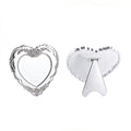 OEM/ODM Heart Shaped Electroplated Tabletop Vanity Mirror from Kaifam Manufacturing. Custom logo, Pantone colors, MOQ 100pcs, 15-day lead time. Request a free quote.