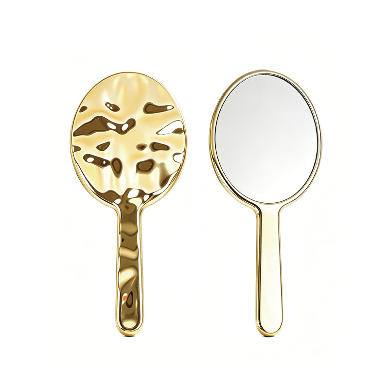 Custom Logo Elliptical Handheld Mirror | Premium Corporate Gifts and Personalized Promotional Items