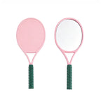 OEM/ODM Tennis Racket Shaped Hand Mirror from Kaifam Manufacturing. Custom logo, Pantone colors, MOQ 100pcs, 15-day lead time. Request a free quote.