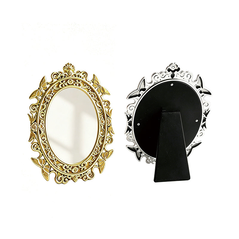 Retro carved desktop mirror | Premium corporate gifts and custom-made presents | Wholesale and customization services