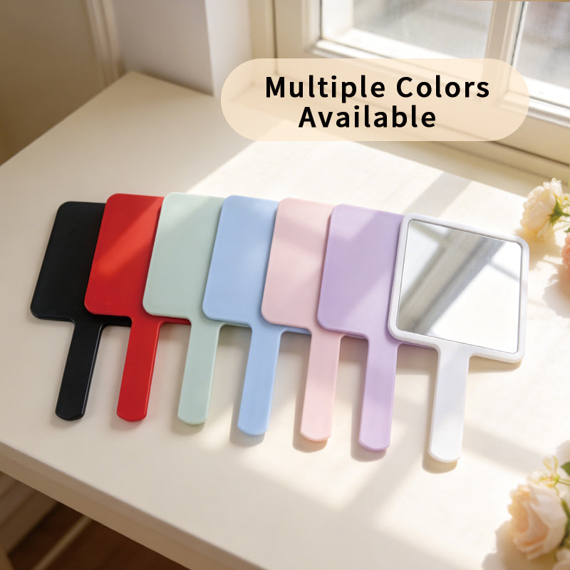 Custom Handheld Makeup Mirror KF-7.5*13.3cm | Personal Customization Available