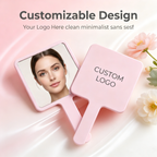 Custom Handheld Makeup Mirror KF-9*16cm | Personal Customization Available