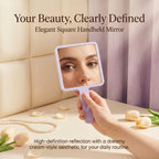 Custom Handheld Makeup Mirror KF-7.5*13.3cm | Personal Customization Available