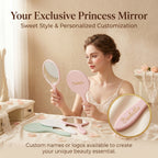 OEM/ODM Round handheld mirror  from Kaifam Manufacturing. Custom logo, Pantone colors, MOQ 100pcs, 15-day lead time. Request a free quote.