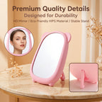 OEM/ODM Cute Bear Desktop Mirror from Kaifam Manufacturing. Custom logo, Pantone colors, MOQ 100pcs, 15-day lead time. Request a free quote.