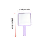 Custom Logo Square Handheld Mirror | Premium Corporate & Custom Gifts