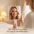 OEM/ODM Square handheld mirror from Kaifam Manufacturing. Custom logo, Pantone colors, MOQ 100pcs, 15-day lead time. Request a free quote.