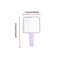 Custom Handheld Makeup Mirror KF-7.5*13.3cm | Personal Customization Available