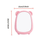 OEM/ODM Cute Bear Desktop Mirror from Kaifam Manufacturing. Custom logo, Pantone colors, MOQ 100pcs, 15-day lead time. Request a free quote.