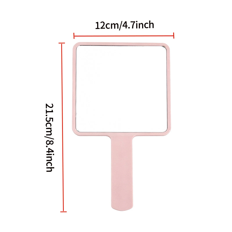 OEM/ODM Square handheld mirror from Kaifam Manufacturing. Custom logo, Pantone colors, MOQ 100pcs, 15-day lead time. Request a free quote.
