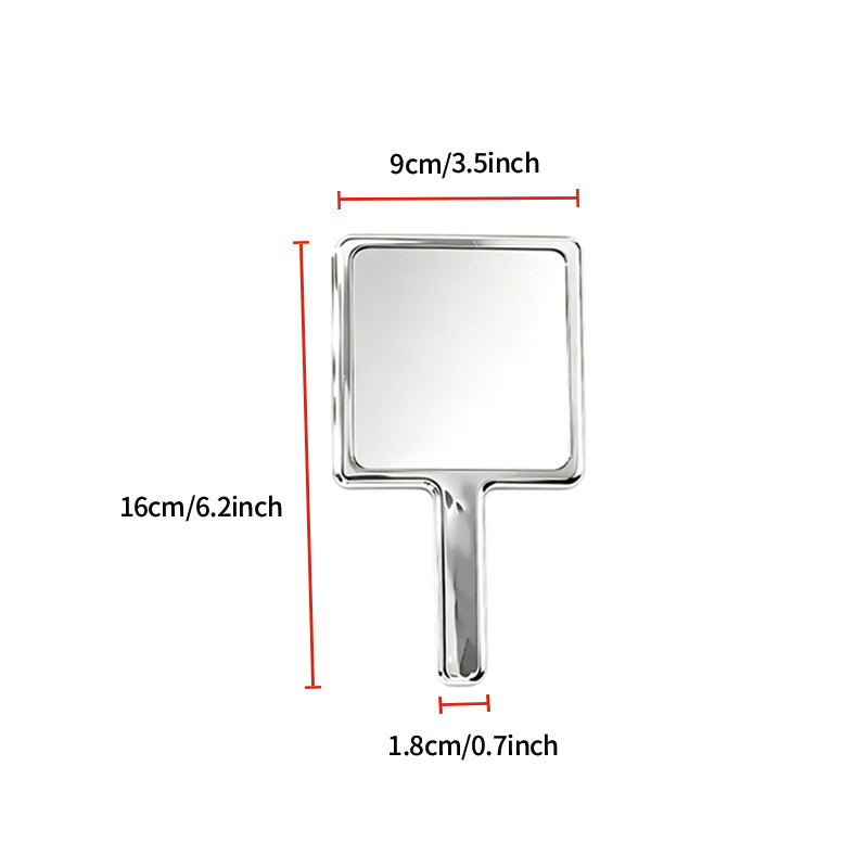 Electroplated Custom Handheld Makeup Mirror KF-9*16cm | Personalized Customization Available