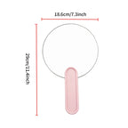 OEM/ODM Big Round Hand Vanity Mirror from Kaifam Manufacturing. Custom logo, Pantone colors, MOQ 100pcs, 15-day lead time. Request a free quote.