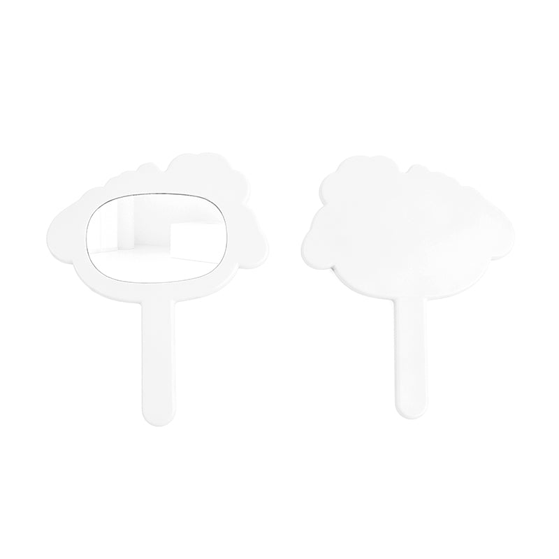 OEM/ODM Novelty Cloud Hand Mirror from Kaifam Manufacturing. Custom logo, Pantone colors, MOQ 100pcs, 15-day lead time. Request a free quote.